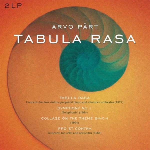 Pärt Arvo: Tabula Rasa/Symphony 1/Collage on a.. (2 Vinyl LP)