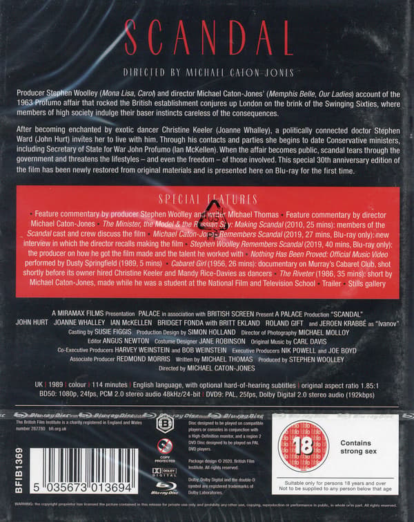 Scandal (Blu-ray + DVD)