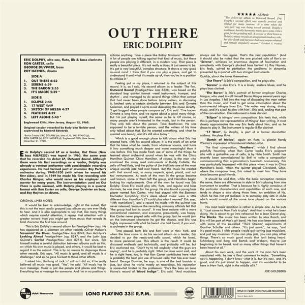 Dolphy Eric: Out There (Vinyyli-LP)