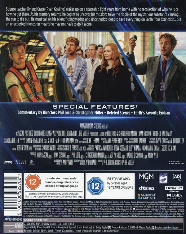 Project Hail Mary (4K UHD)