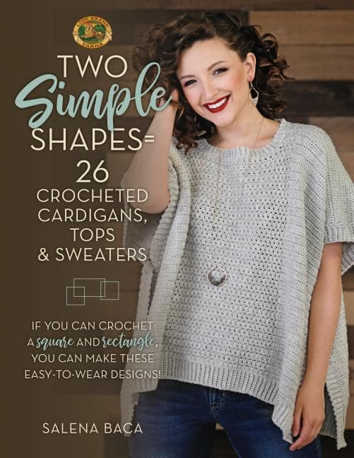 Two Simple Shapes = 26 Crocheted Cardigans, Tops Sweaters (Kirja / Nidottu)