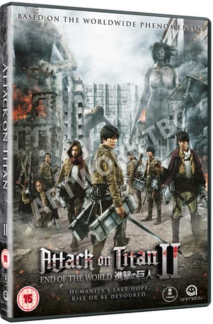 Attack On Titan: Osa 2 - Maailmanloppu (DVD)