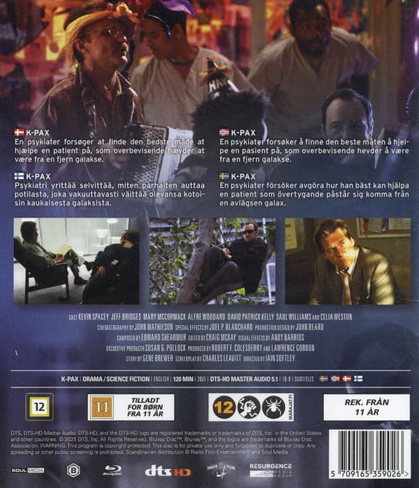 K-Pax (Blu-ray)