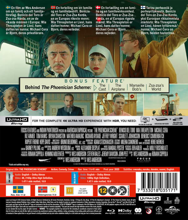 The Phoenician Scheme (4K UHD + Blu-ray)