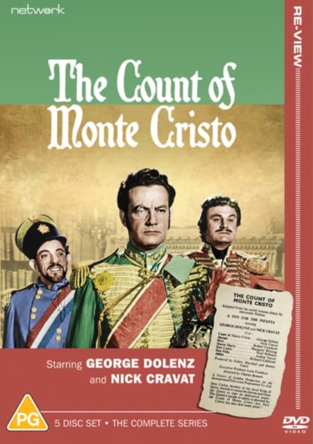 Greven af Monte Cristo: Den komplette serie (5 DVD)