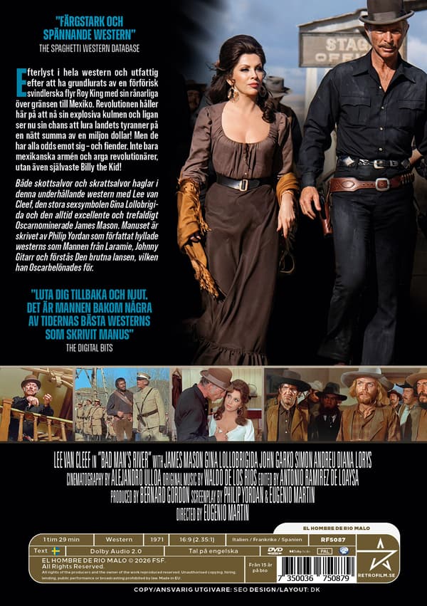 Bad Man's River (DVD / Restored Edition)