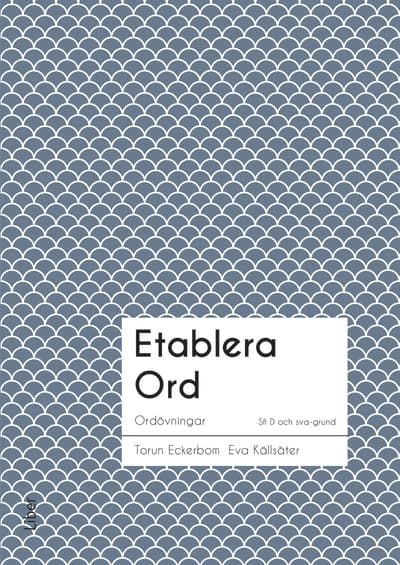 Etablera Ord (Bok / Häftad)