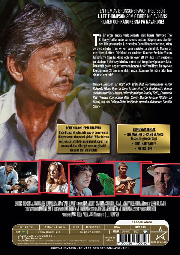 Cabo Blanco: Dit lagen inte når / Cabo Blanco (DVD / Restored Edition)