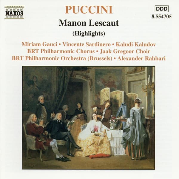 Puccini: Manon Lescaut (Uddrag) (CD)