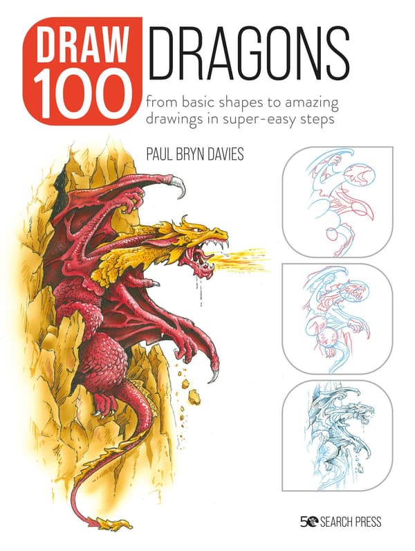Draw 100- Dragons (Bok / Häftad)