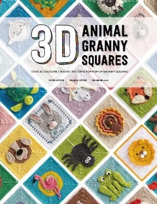 3d Animal Granny Squares (Bok / Pocket)