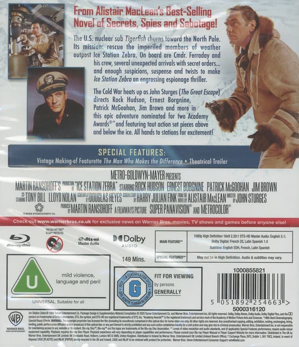 Polarstation Zebra svarar ej / Ice Station Zebra (Blu-ray)