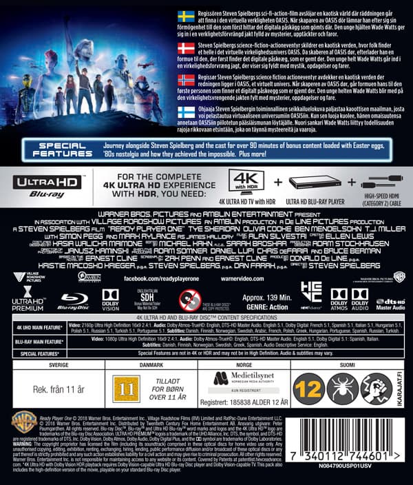 Ready Player One (4K UHD + Blu-ray)