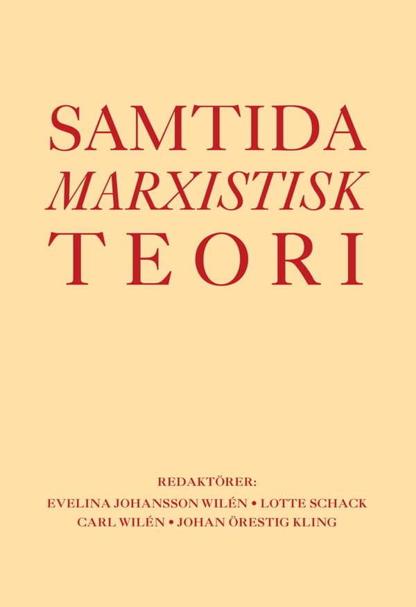 Samtida Marxistisk Teori (Bok / Inbunden)