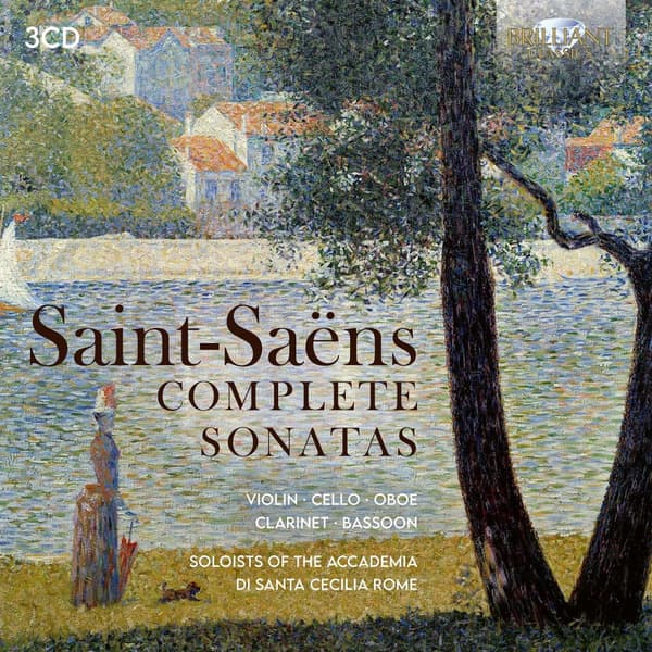 Saint-Saens: Kootut sonaatit (3 CD)