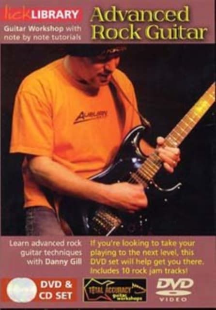 Lick Library Advanced Rock Guitar Gtr Dv (DVD)