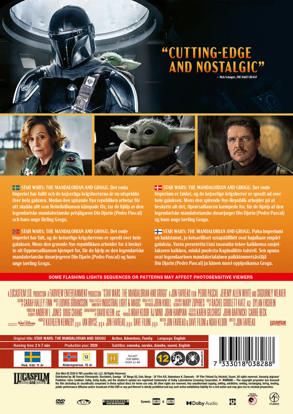 Star Wars: The Mandalorian ja Grogu (DVD)