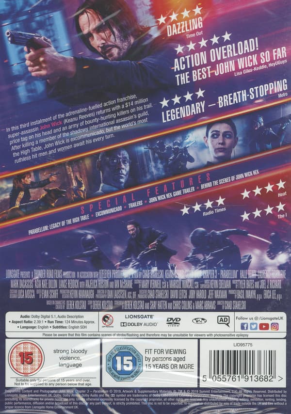 John Wick 3 - Parabellum (DVD)