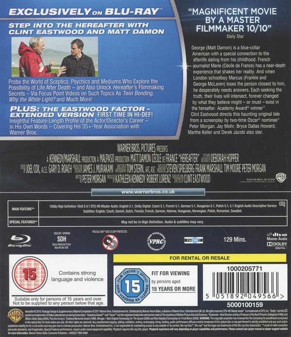 Hereafter / Hereafter (Blu-ray)