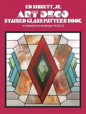 Art Deco Stained Glass Pattern Book (Bok / Häftad)