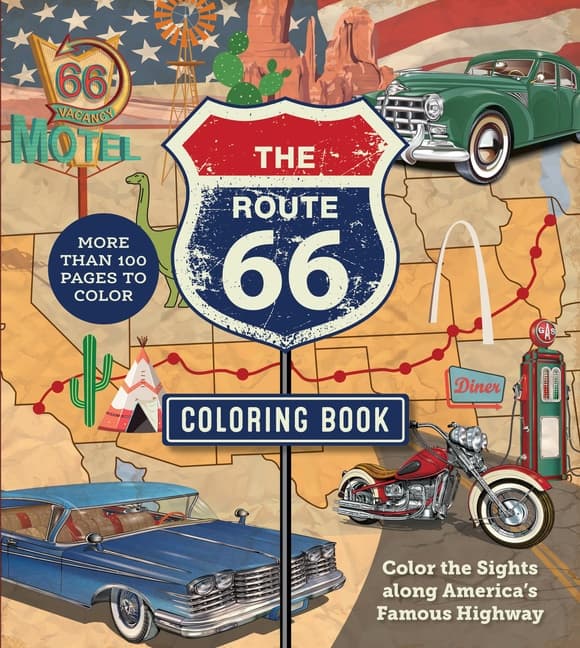 The Route 66 Coloring Book (Bok / Häftad)