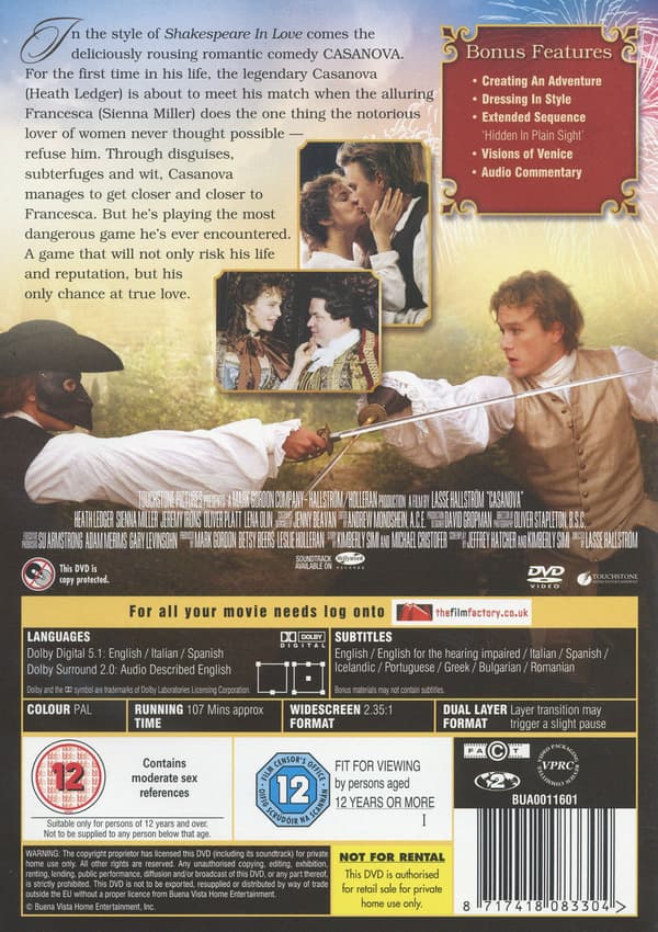 Casanova (DVD)