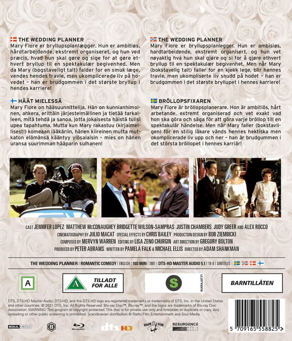 Bryllupsplanlæggeren / The Wedding Planner (Blu-ray)