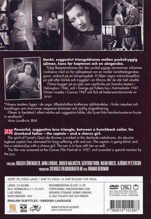 Skib til Indialand (DVD)
