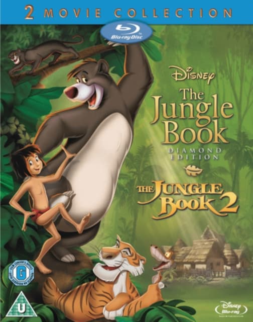 Junglebogen 1 og 2 (Disney) (2 Blu-ray)