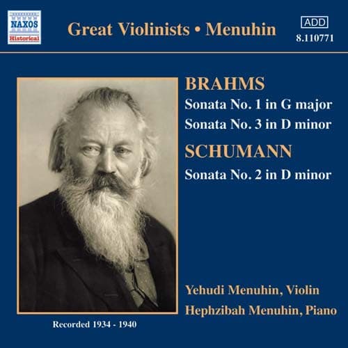 Brahms / Schumann: Sonater (Menuhin) (CD)
