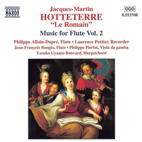 Hotteterre Jacques: Musik For Fløjte Vol 2 (CD)