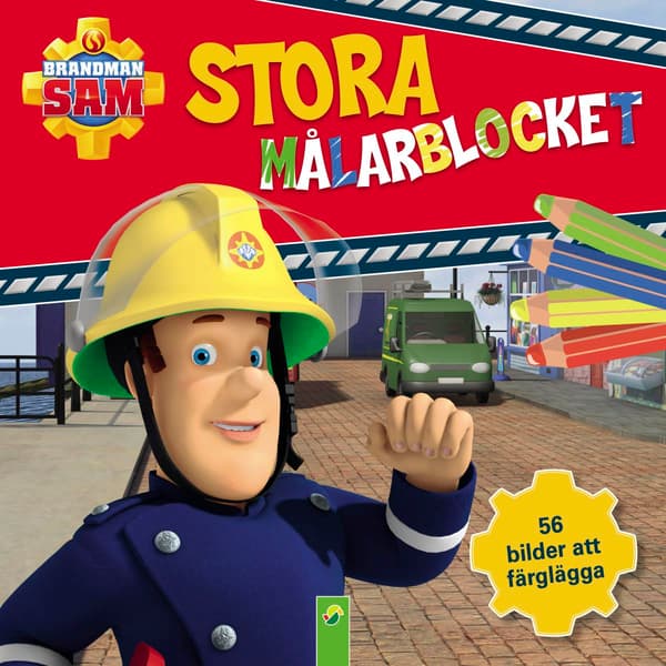 Brandman Sam. Stora Målarblocket (Bok / Häftad)