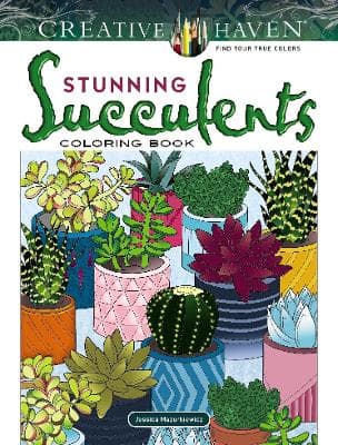 Creative Haven Stunning Succulents Coloring Book (Bok / Häftad)