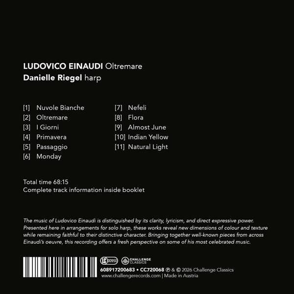 Riegel Danielle: Ludovico Einaudi: Oltremare (CD)