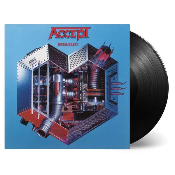 Accept: Metal heart (Sort) (Vinyl LP)