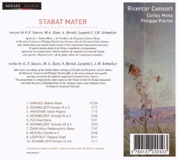 Sances: Stabat Mater (CD)