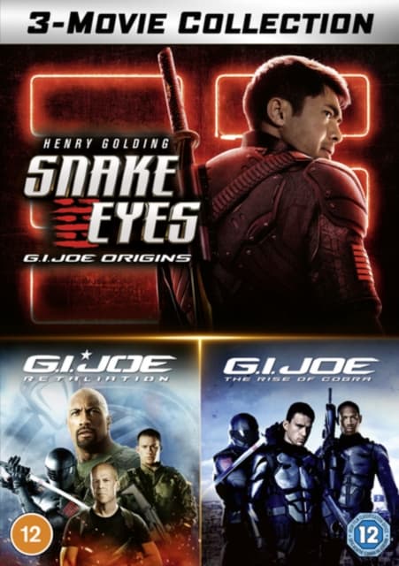 G.I. Joe/G.I. Joe: Retaliation/Snake Eyes: G.I. (3 DVD)