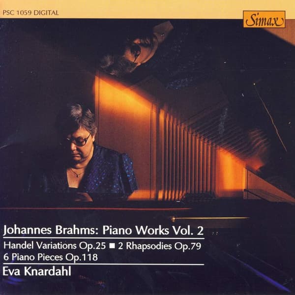 Brahms: Pianoteoksia Vol 2 (Eva Knardahl) (CD)