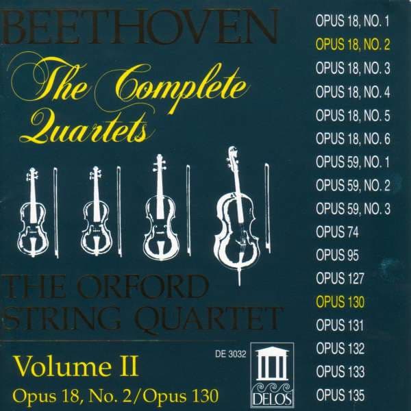 Beethoven: Jousikvartetot Vol II (CD)