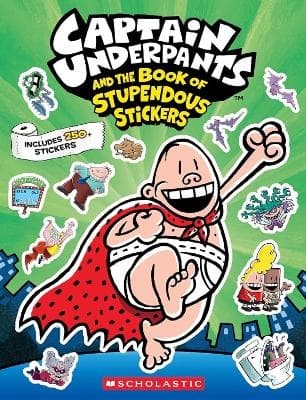 Captain Underpants- Sticker Book (Bok / Pocket)