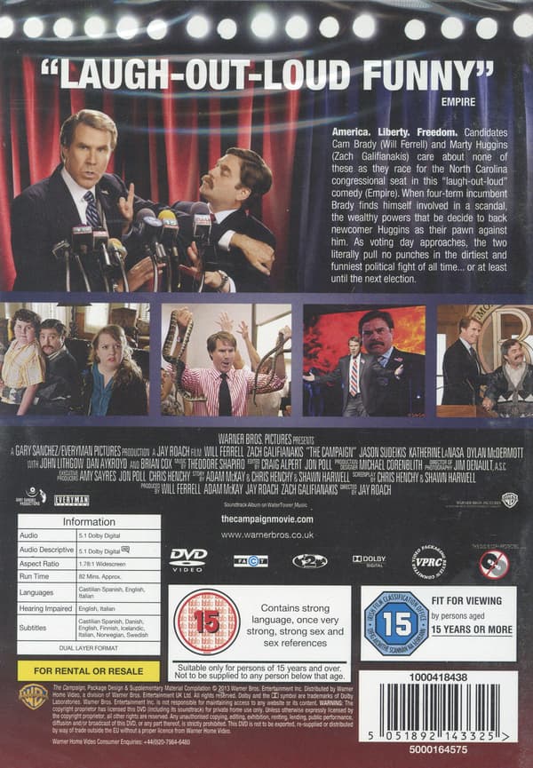 Rivalerne / The Campaign (DVD)