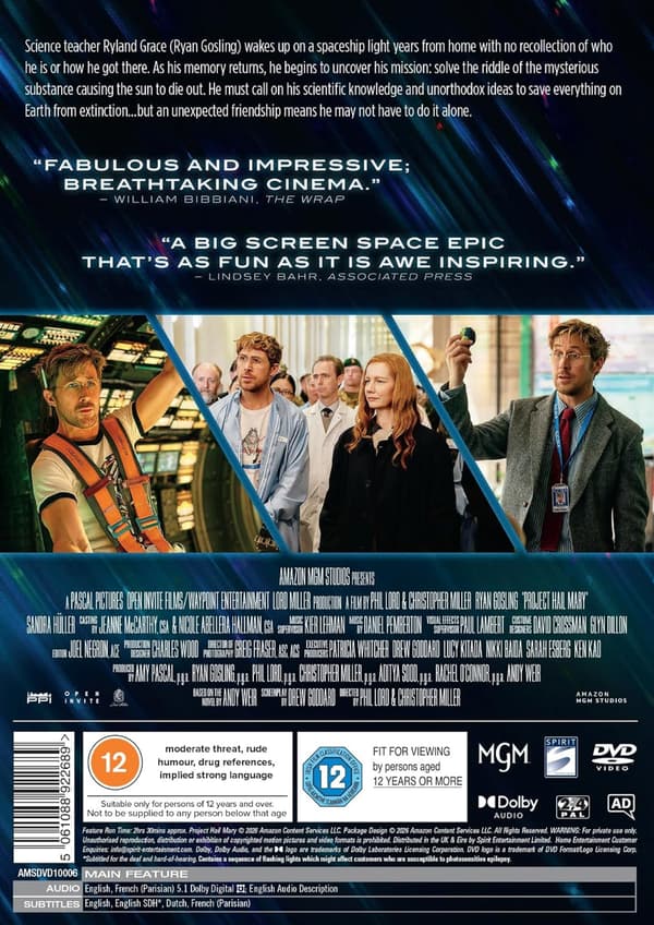 Project Hail Mary (DVD)