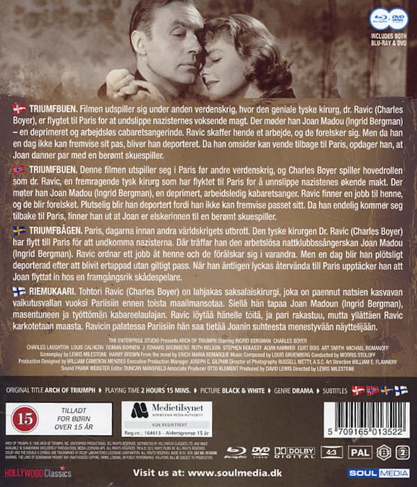 Triumfbuen / Arch of Triumph (Blu-ray)