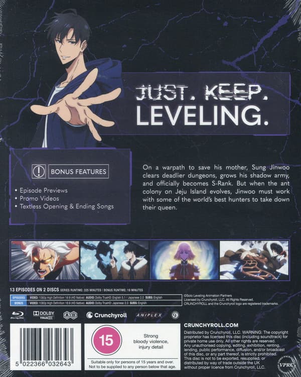 Solo Leveling: Sæson 2 - Arise from the Shadow (2 Blu-ray)