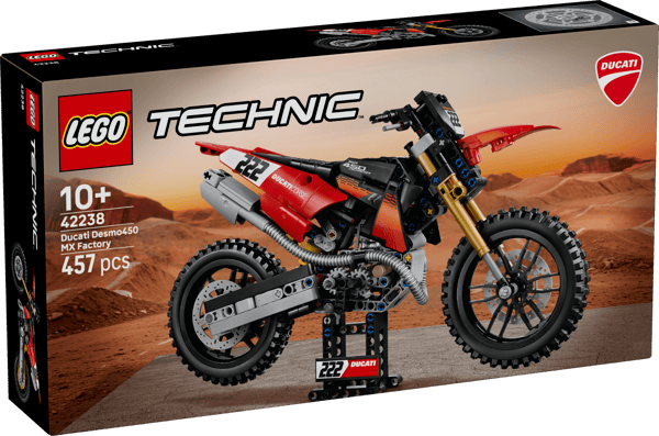 LEGO - Technic - Ducati Desmo450 MX Factory -moottoripyörä