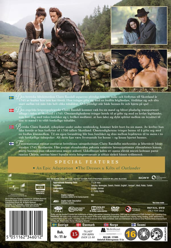 Outlander: Säsong 1:1 (2 DVD)