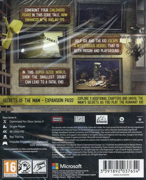 Little Nightmares: Enhanced Edition - Complete E (XBOXONE)