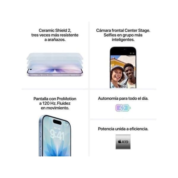 APPLE iPhone 17 Smartphone 256GB Lavanda
