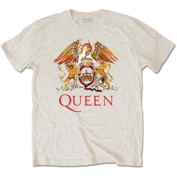 Queen Unisex T-Shirt: Classic Crest (Medium)