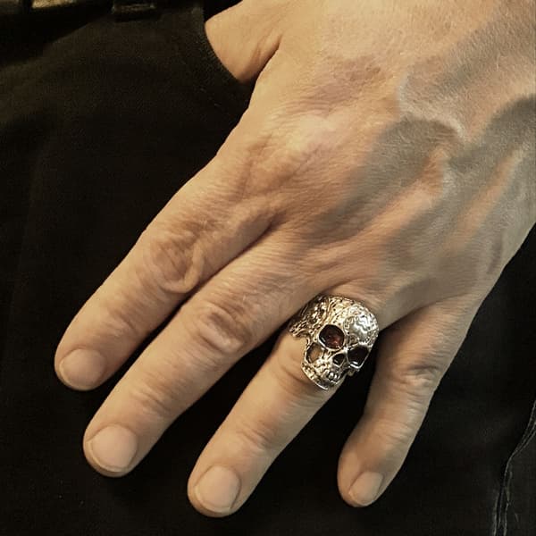 Ring: Dödskalle "Rockwear Collection"